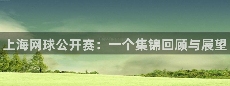 意昂体育app官方网站入口下载：上海网球公开赛：一个集锦回顾